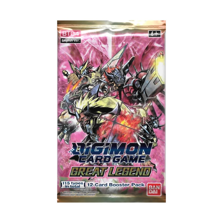 Digimon Card Game - Great Legend BT04 Boosterpack (englisch)