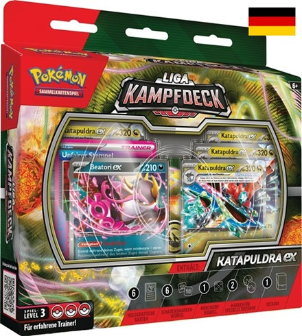 Pokémon-Sammelkartenspiel: Liga-Kampfdeck Katapuldra‑ex (deutsch)