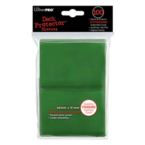 UP Deck Protector Sleeves Green (100 Stk)